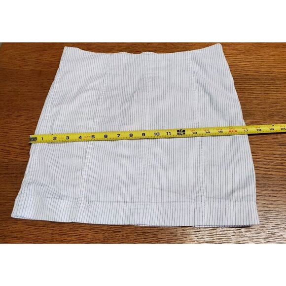 Free People 6 Modern Femme Denim Skirt Mini Stretch Stripes Boho REVOLVE Small - Picture 10 of 12